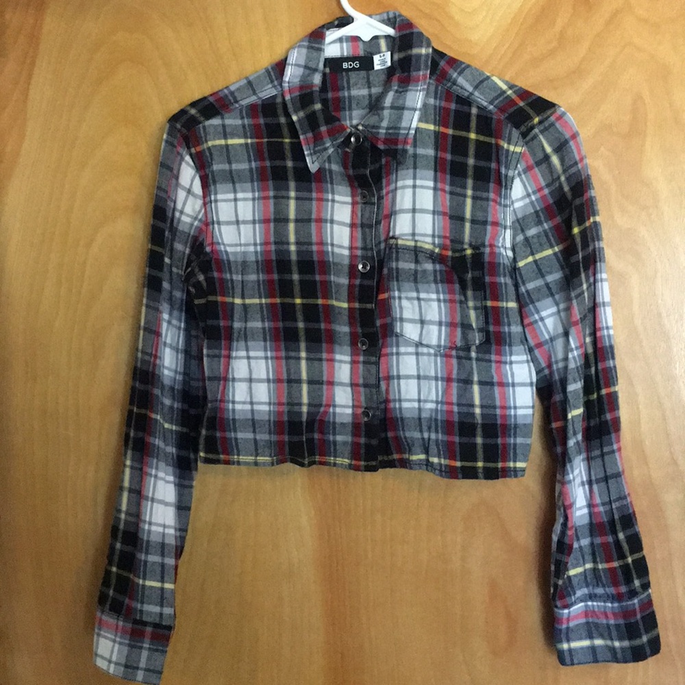 🏔Flannel Crop Top🏔